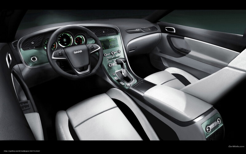 Saab car interior design