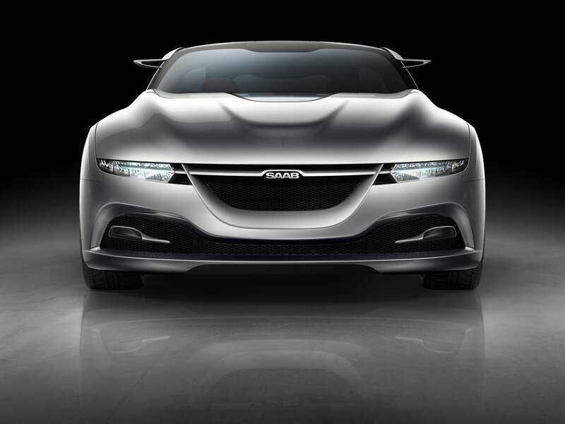 Saab concept car front view