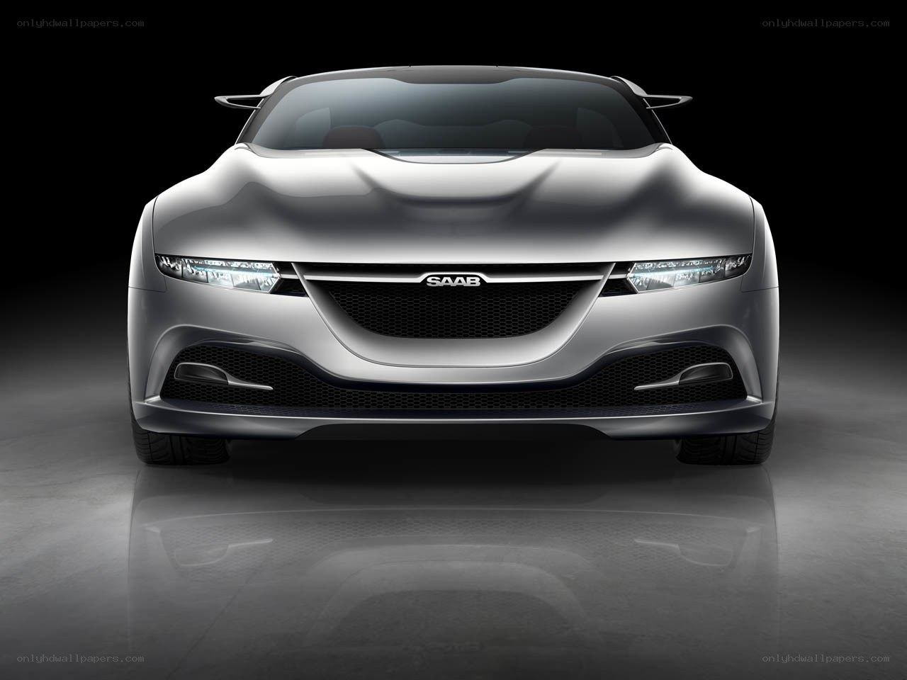 Saab concept car front view