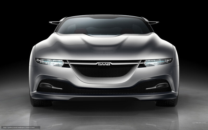 Saab concept car front view
