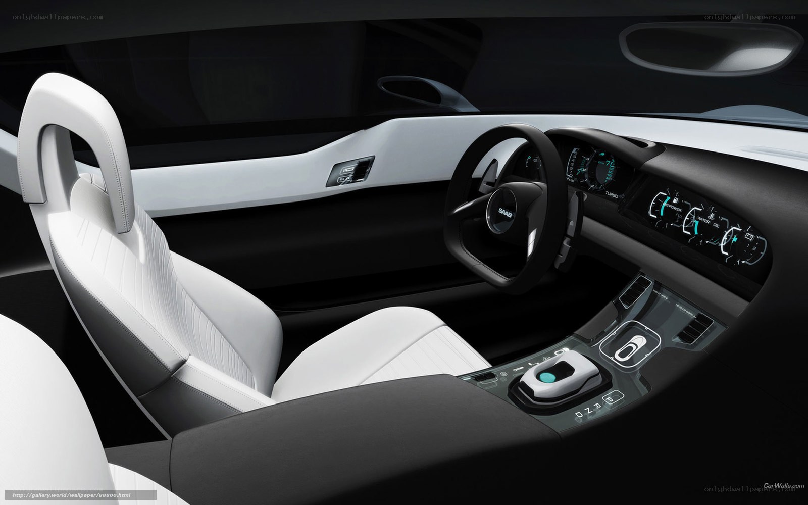 Saab concept car interior