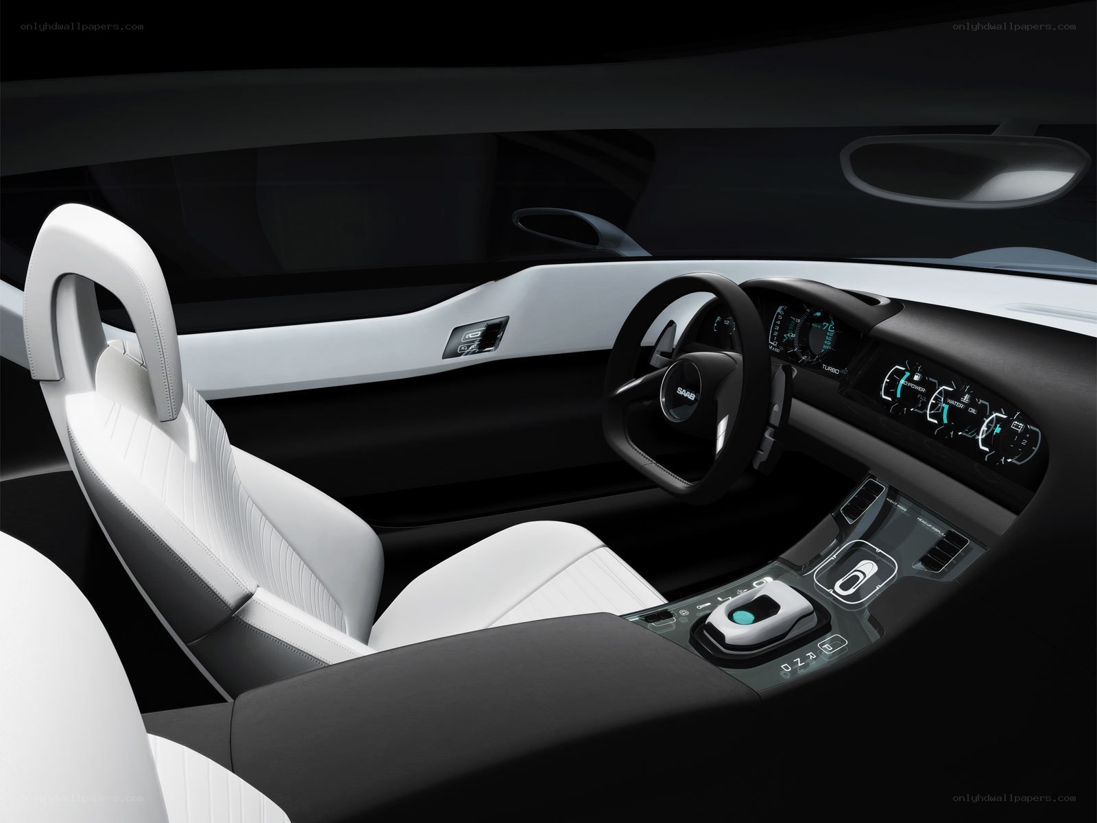 Saab concept car interior