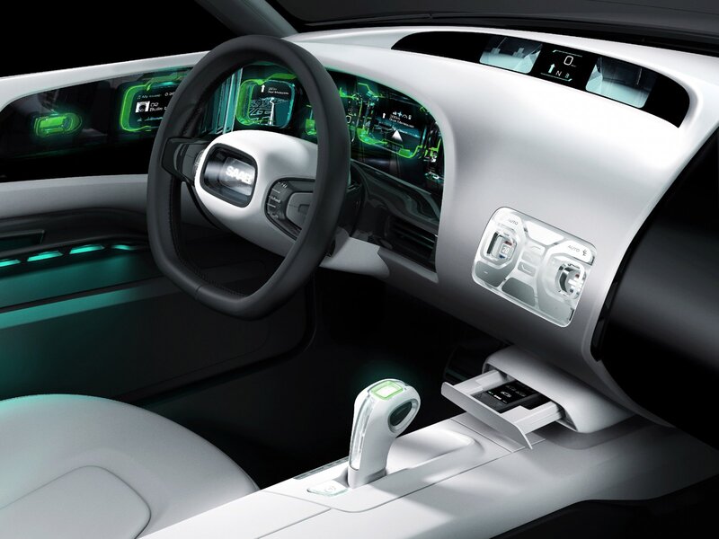 Saab Concept Car Interior — White