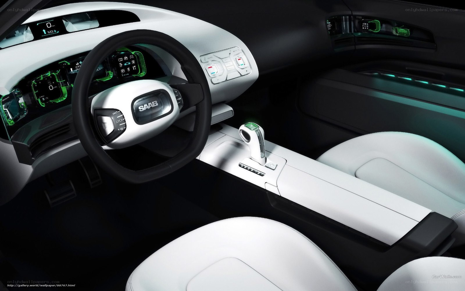 Saab concept car interior