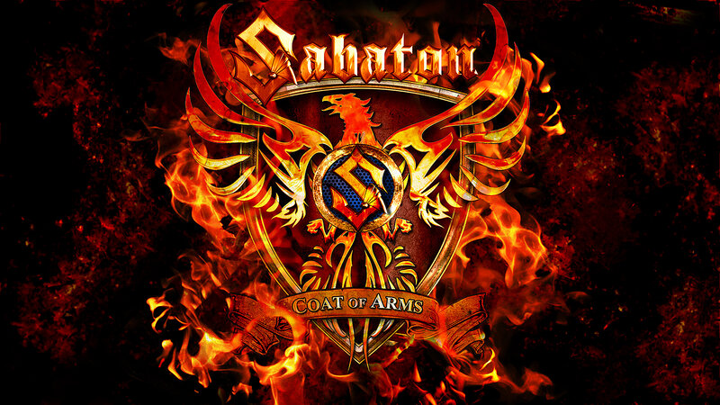 Sabaton Coat of Arms — Red, Dramatic