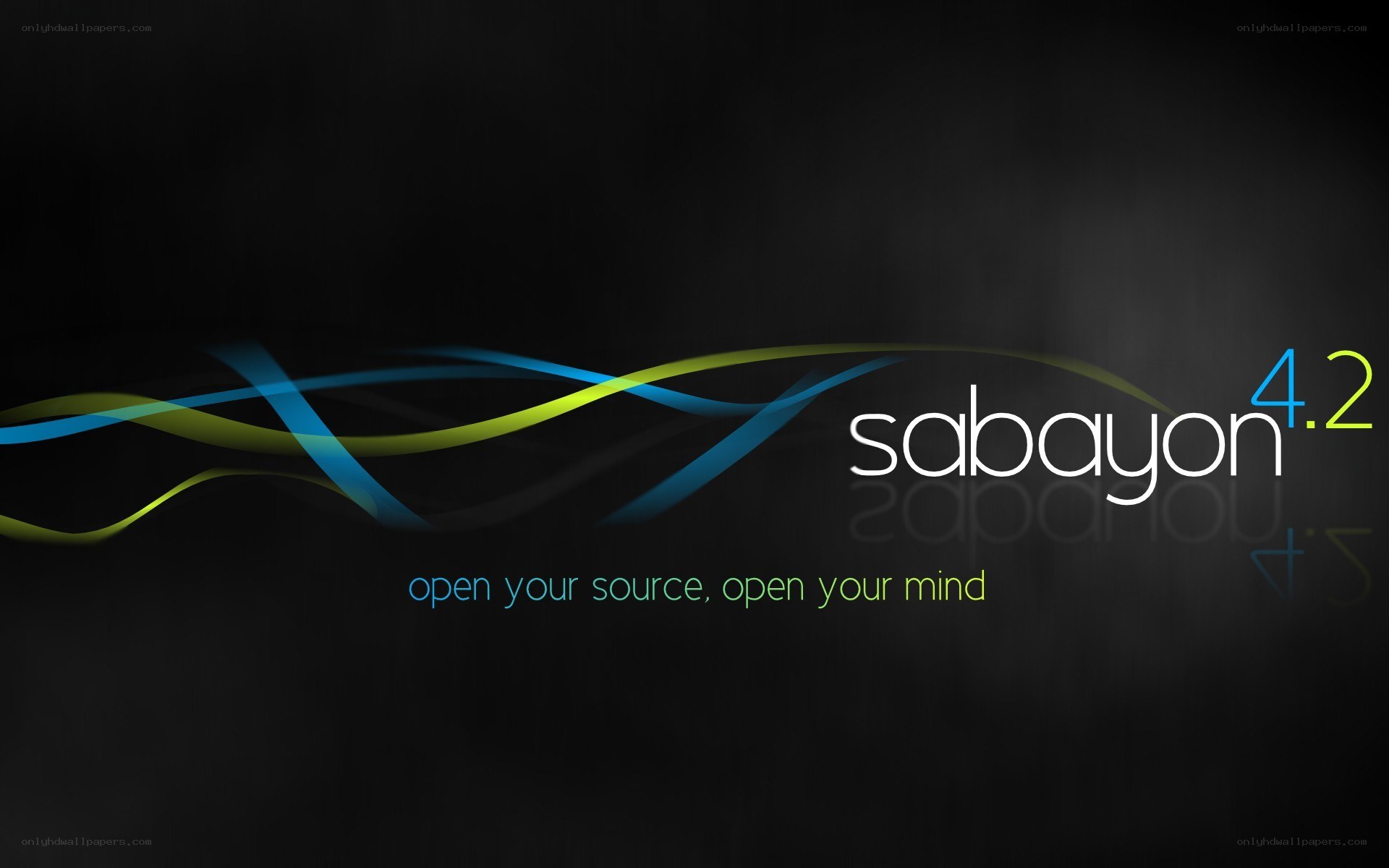 Sabayon Linux 4.2 promotional graphic