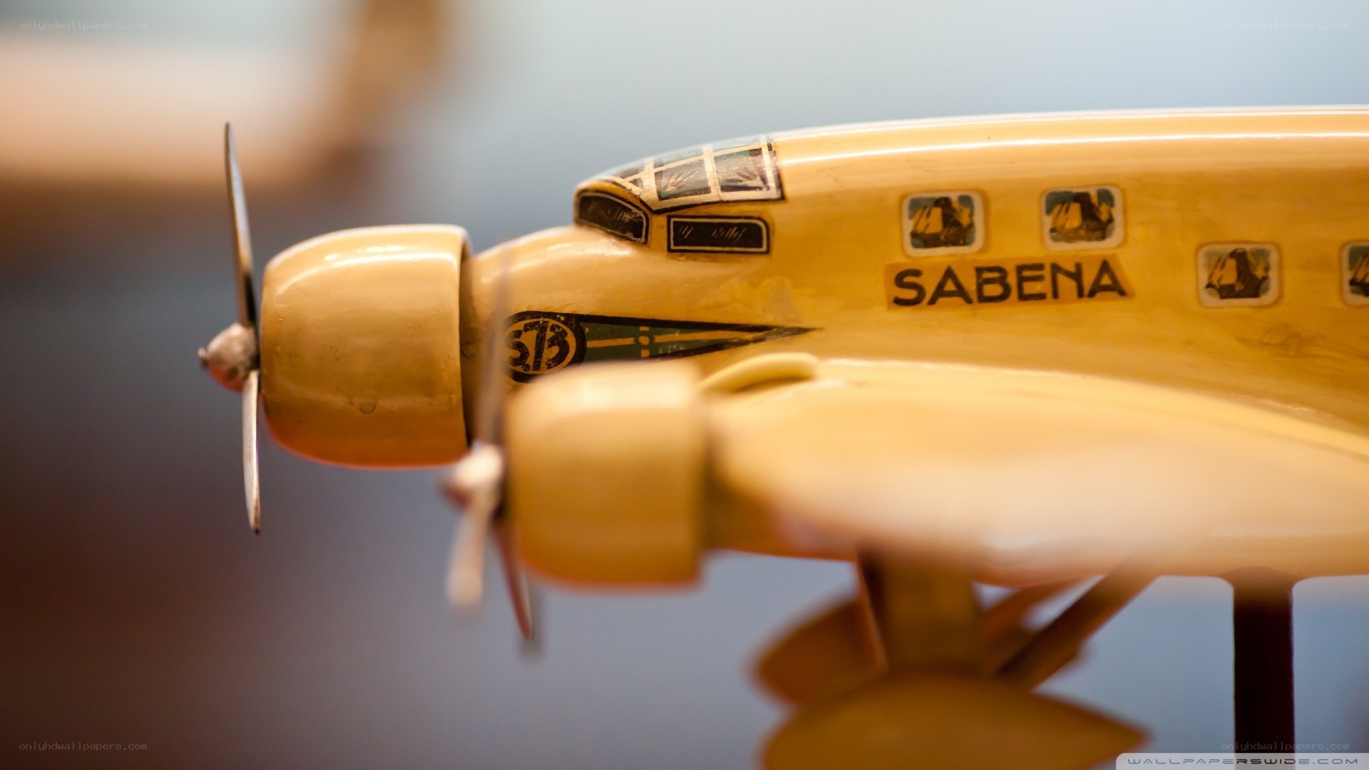 Sabena airplane model
