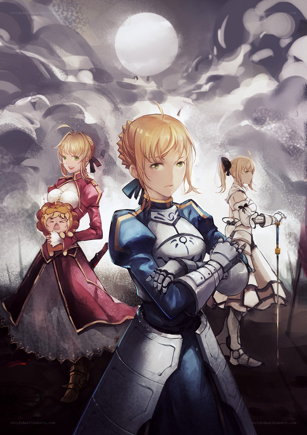 Saber and her avatars