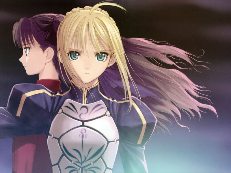 Saber and Rin from Fate/stay night