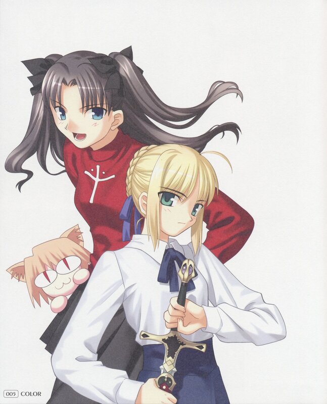 Saber and Rin from Fate/stay night