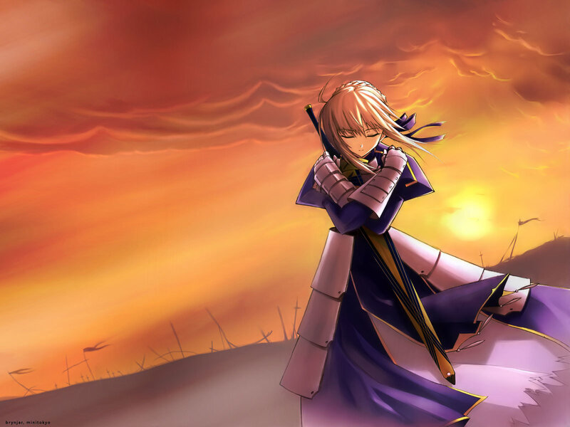 saber at sunset