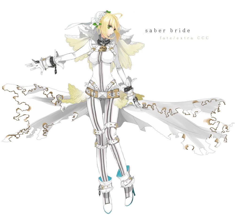 Saber Bride character art
