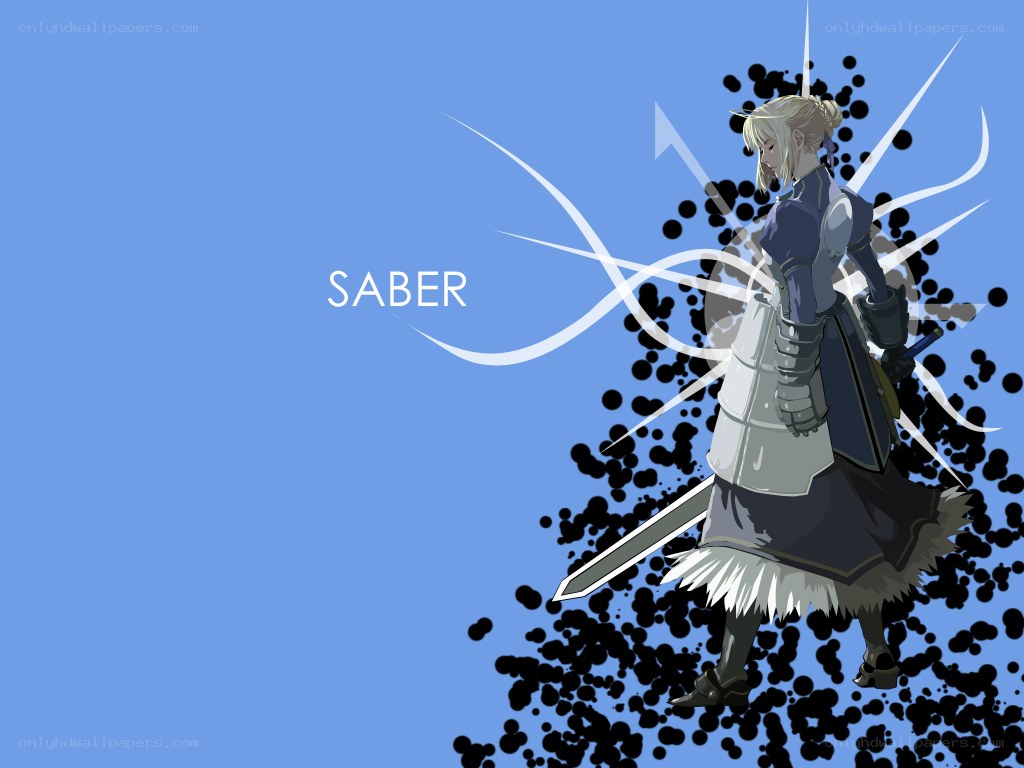 Saber character art