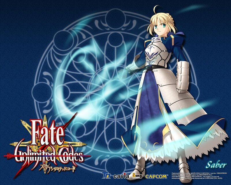 Saber Character — Blue