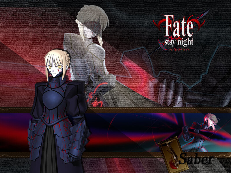 Saber Character in Armor