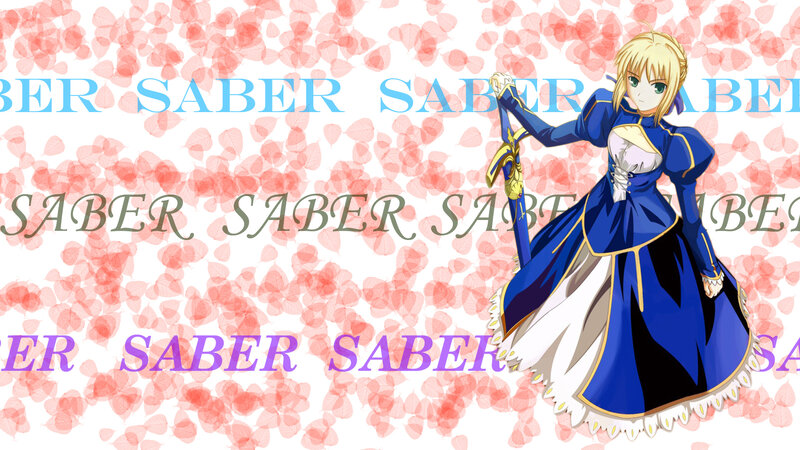 Saber character wallpaper