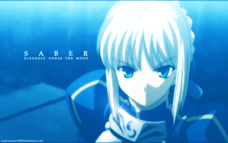 saber elegance under the moon