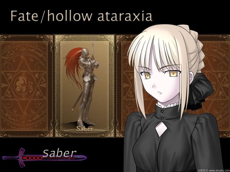 Saber from Fate/hollow ataraxia