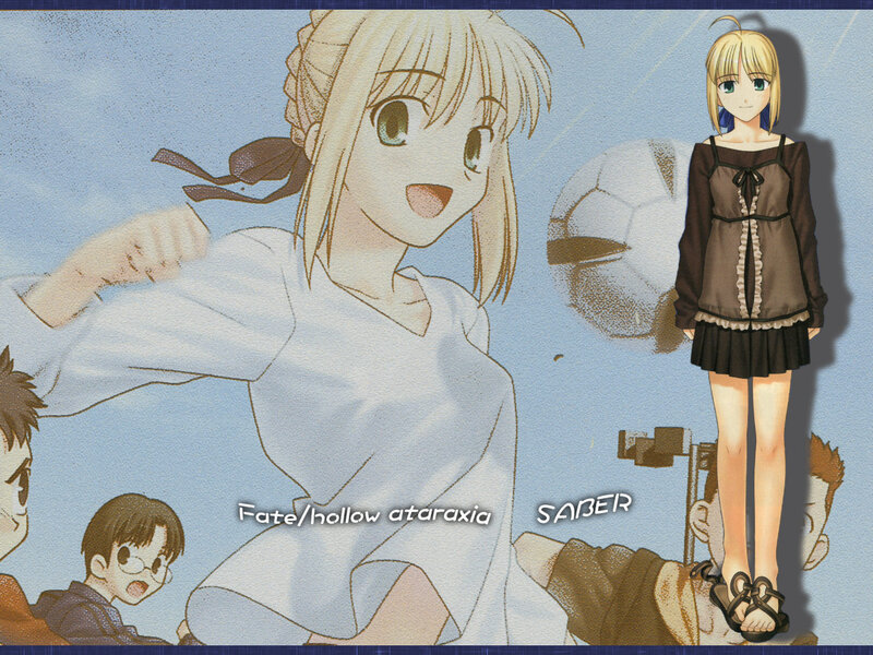 Saber from Fate/hollow ataraxia