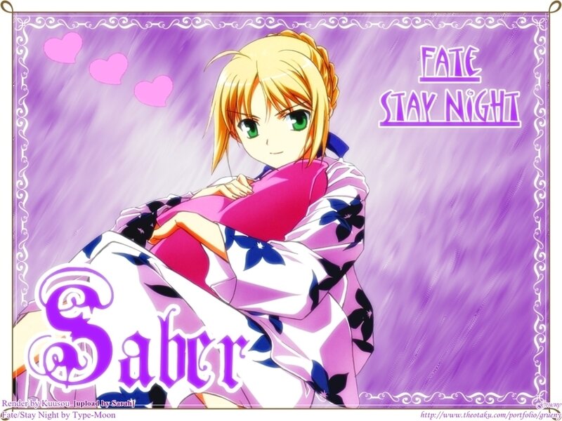 Saber from Fate Stay Night