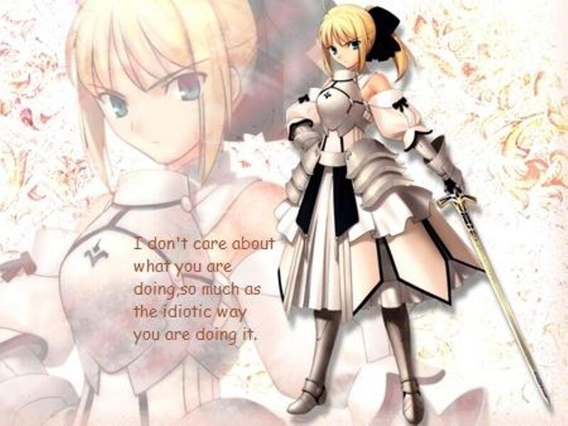Saber from Fate/stay night