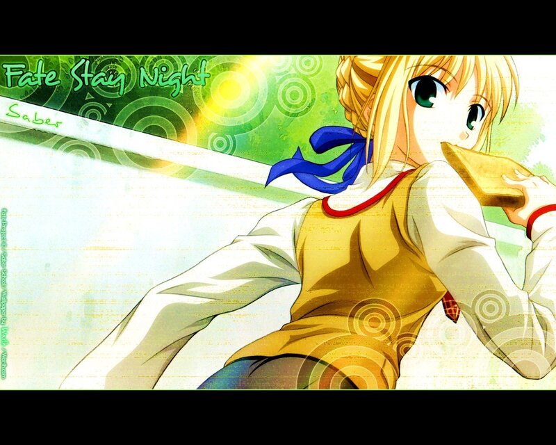 Saber from Fate Stay Night