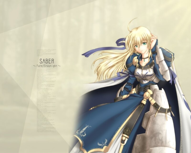 Saber from Fate/Stay night
