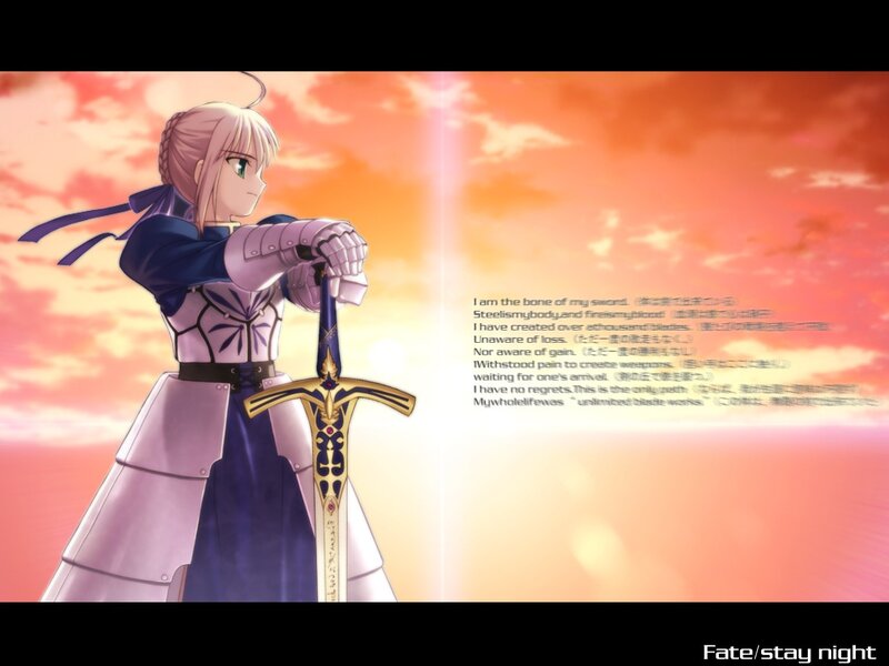 Saber from Fate/stay night