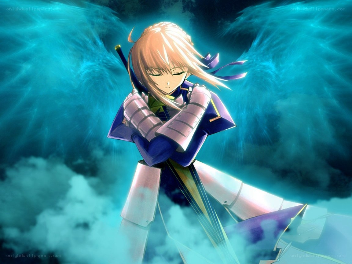 saber in blue light