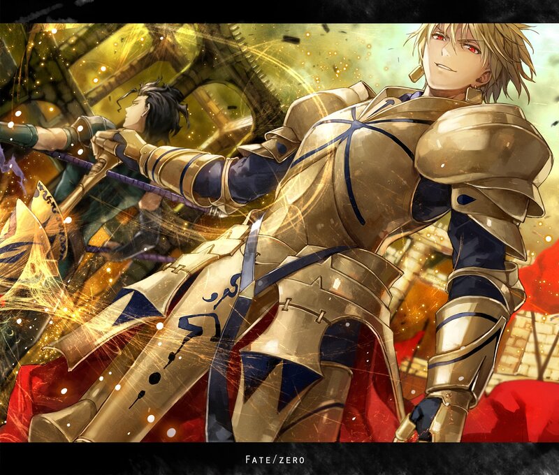 Saber in golden armor