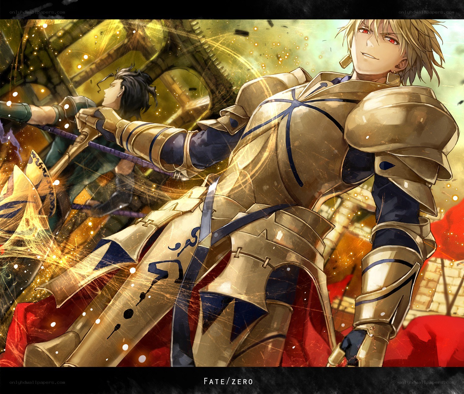 Saber in golden armor