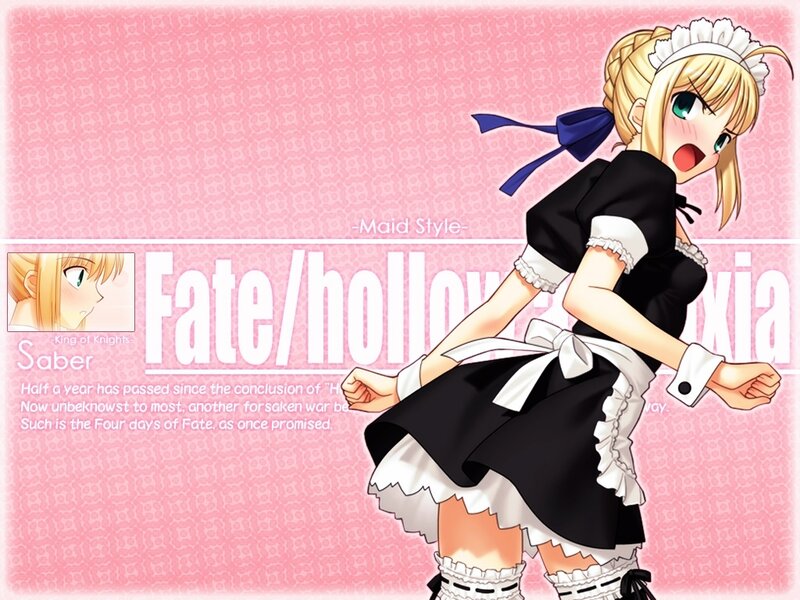 Saber in maid outfit