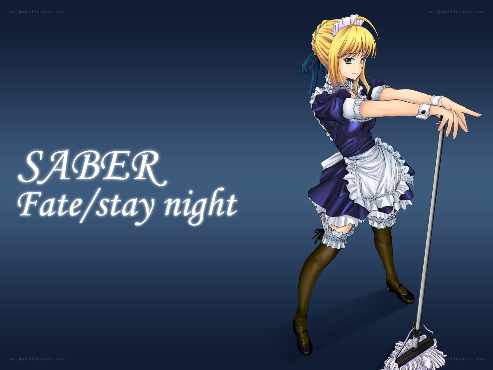 Saber in maid outfit
