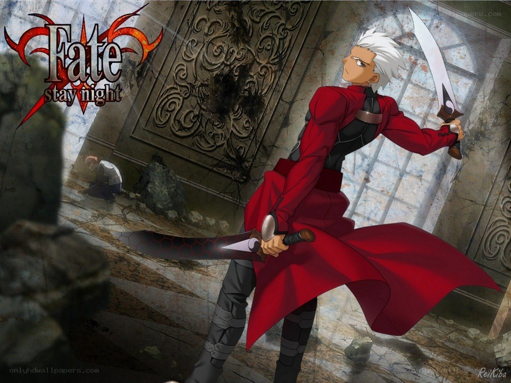 Saber in red cloak