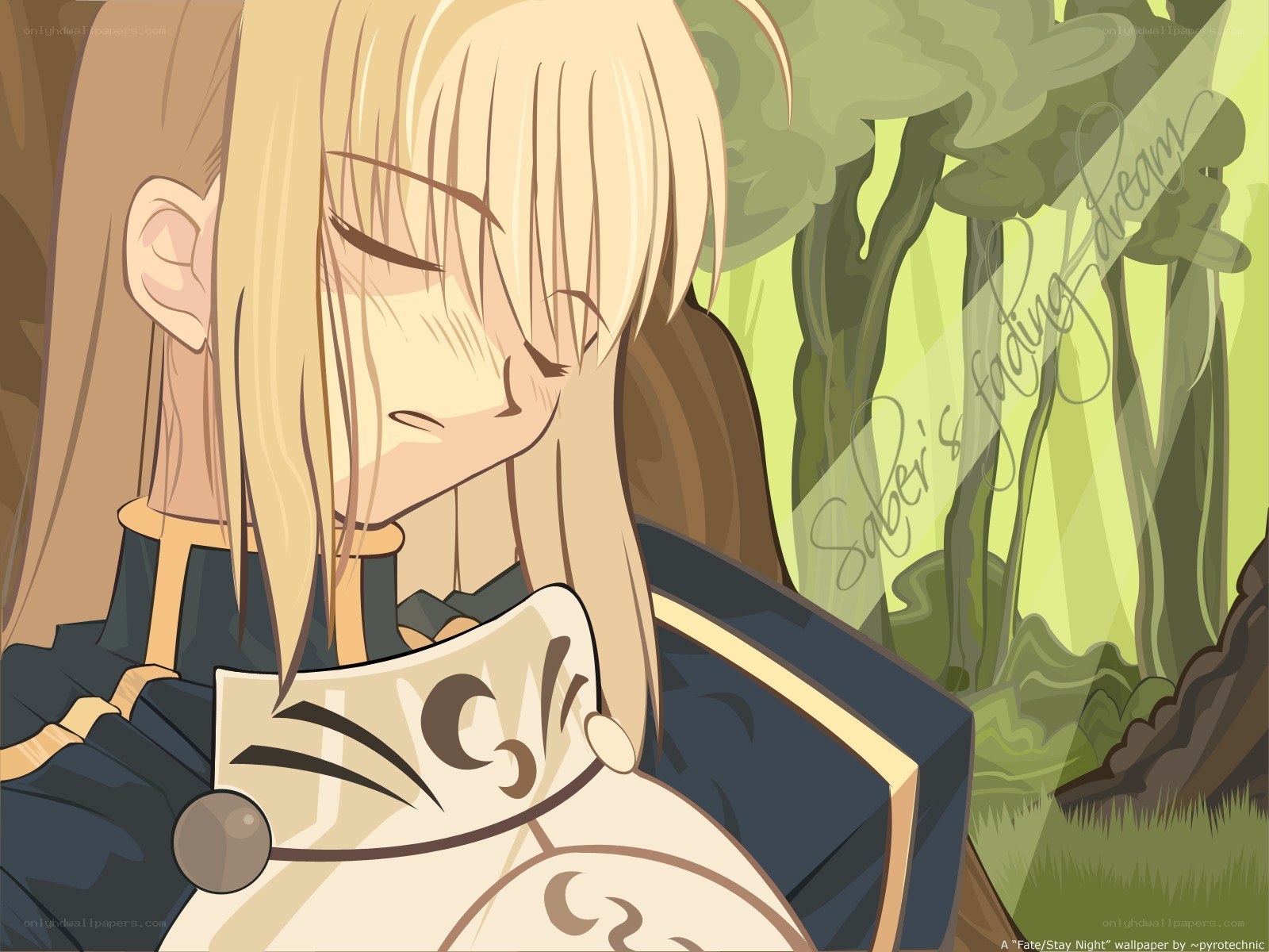 Saber in the forest