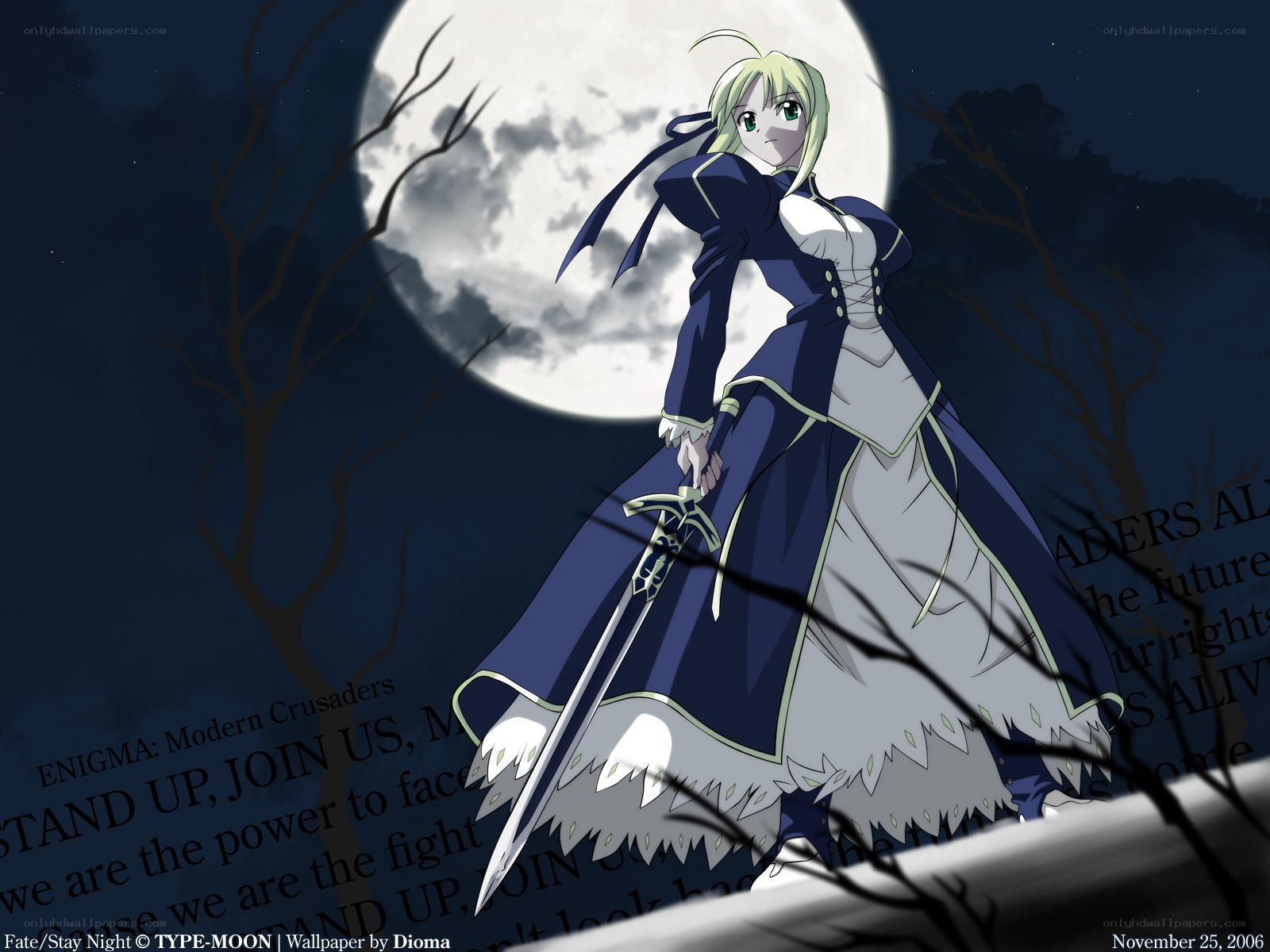 Saber in the Moonlight