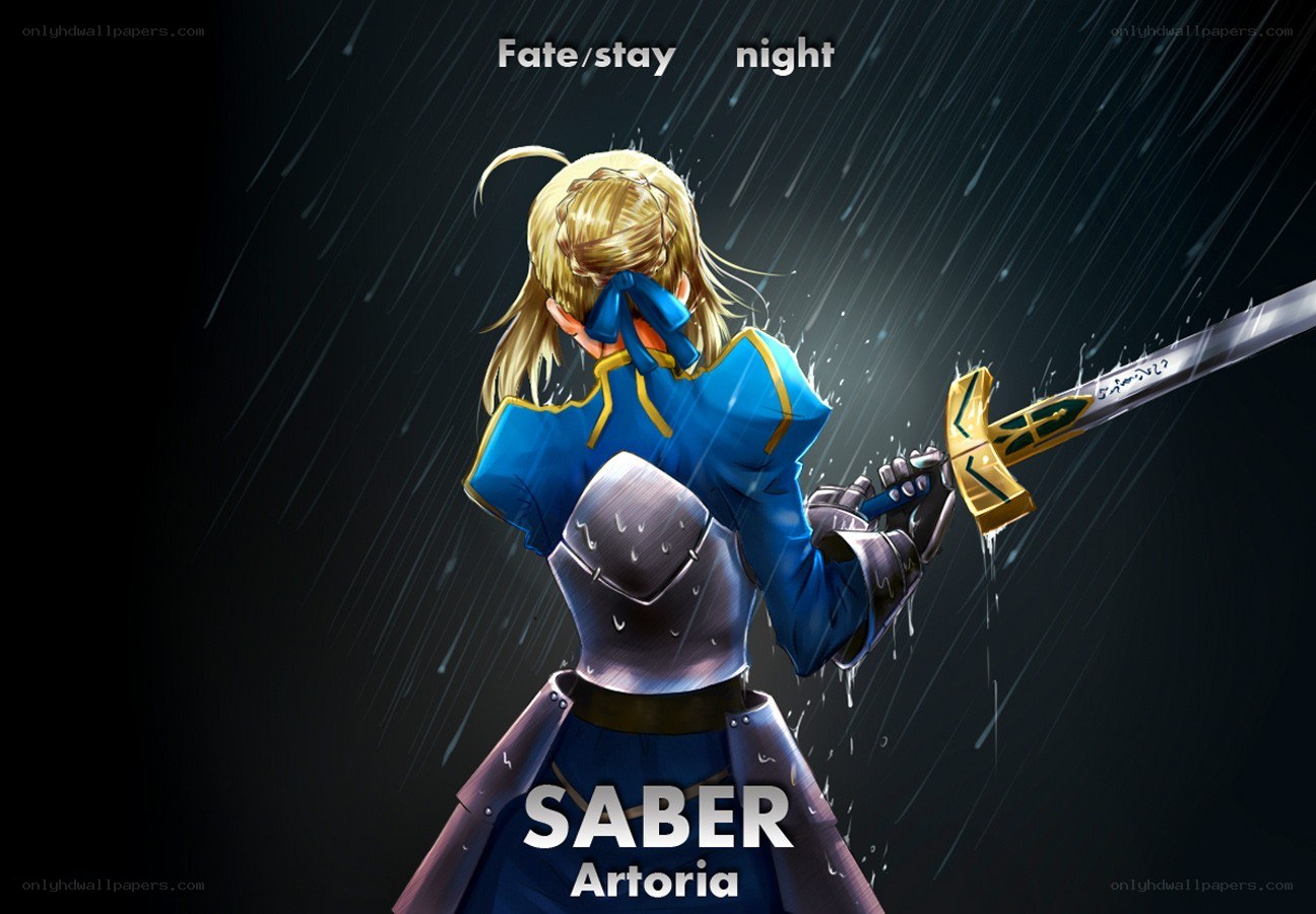 Saber in the rain