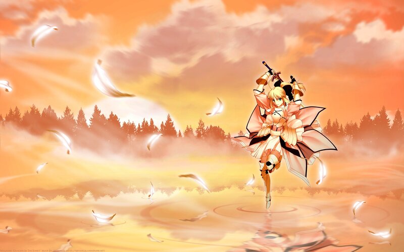 Saber in the Sunset