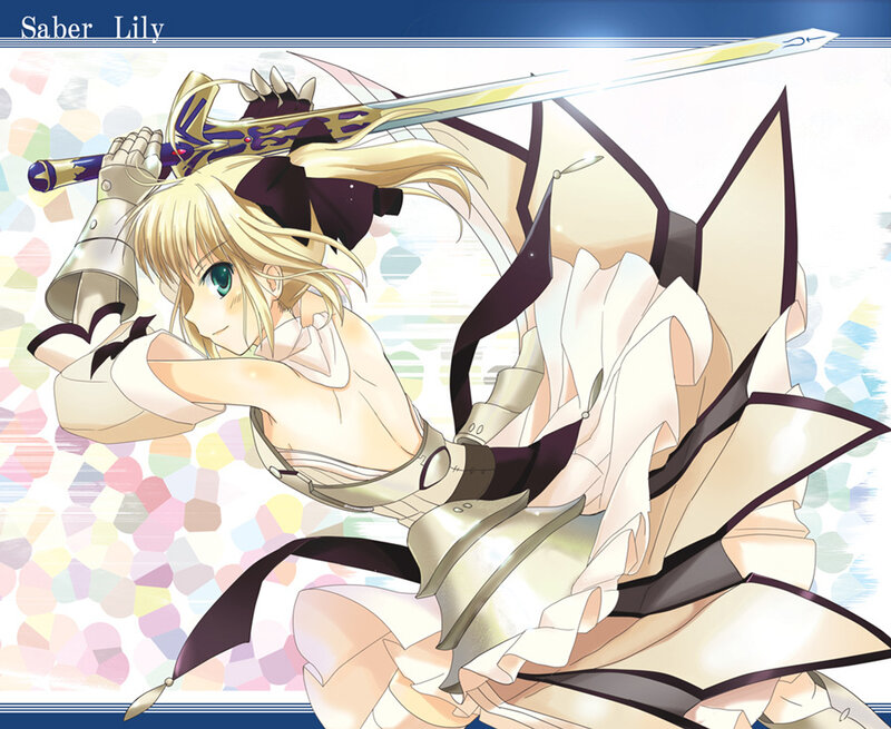 Saber Lily character art