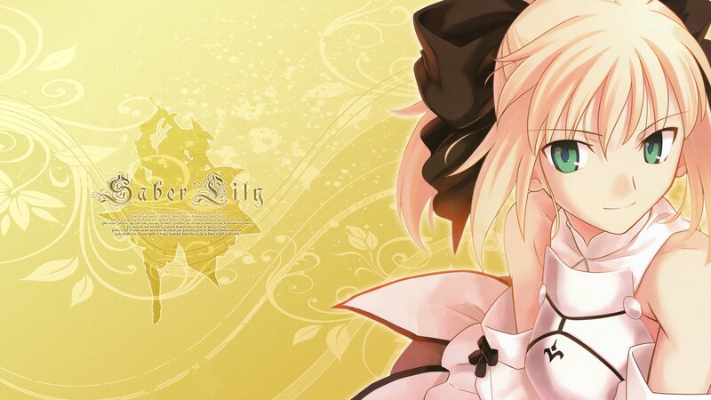 Saber Lily character art