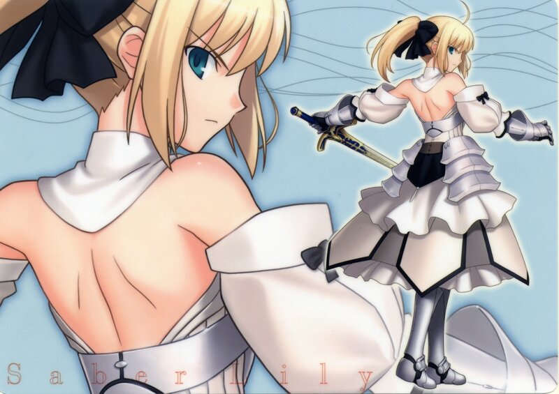 Saber Lily character art