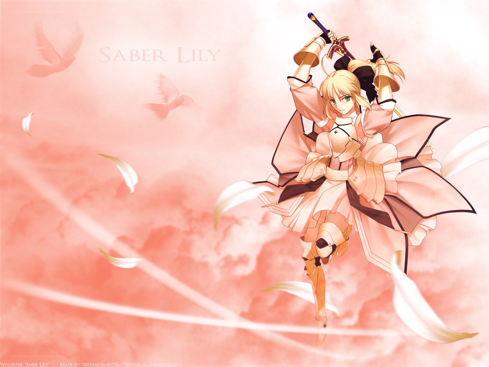 Saber Lily in flight