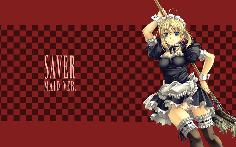 Saber maid version artwork