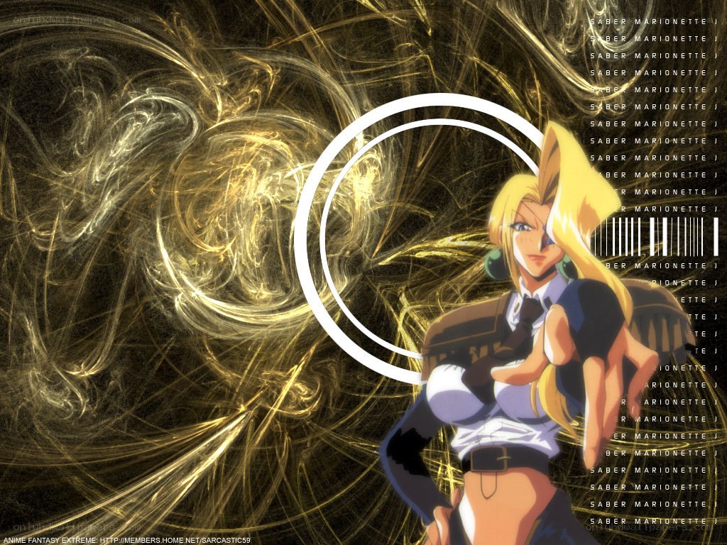 Saber Marionette character art