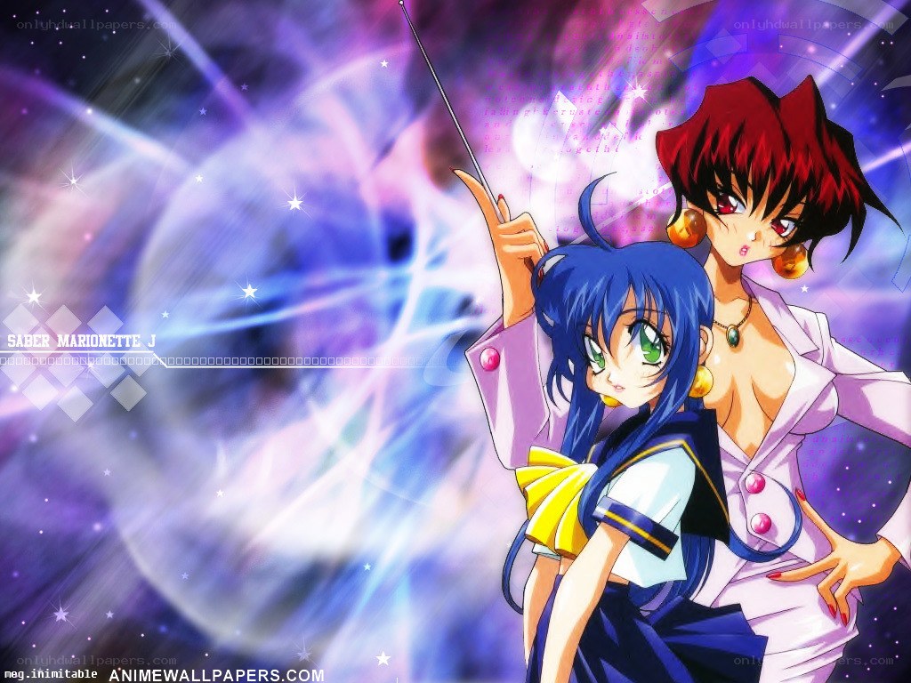 Saber Marionette J characters