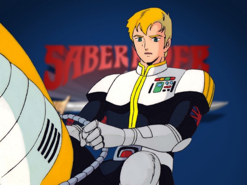 Saber Rider character art