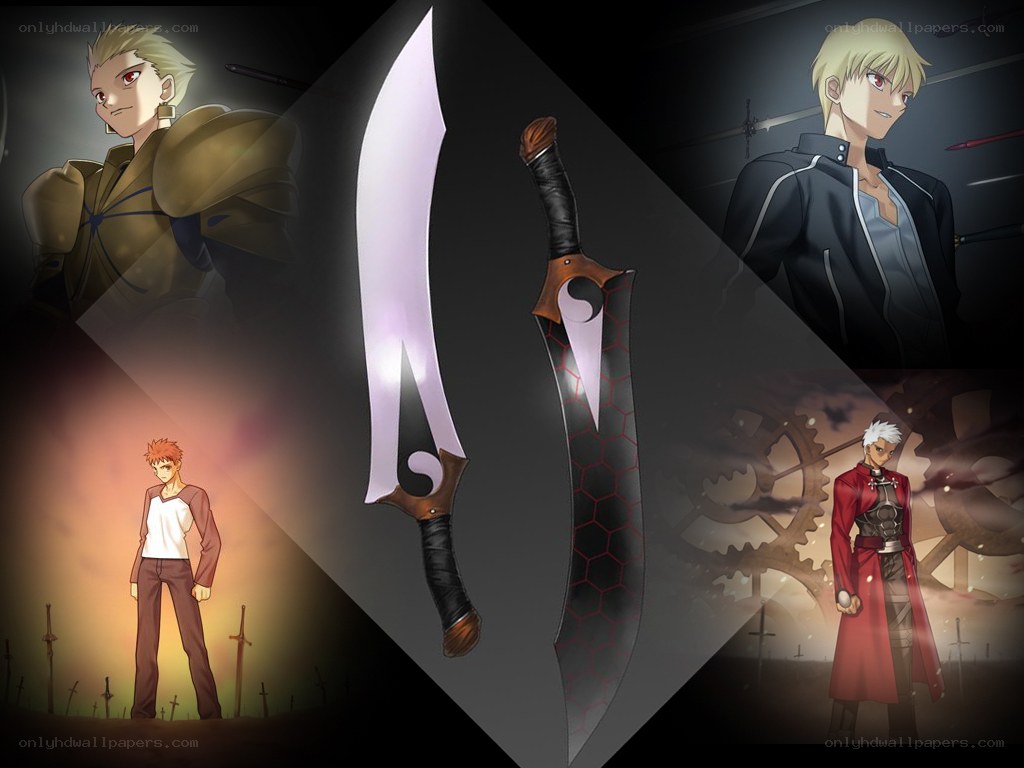 Saber's swords and characters