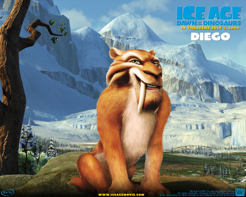 Saber-toothed Cat Diego — Blue