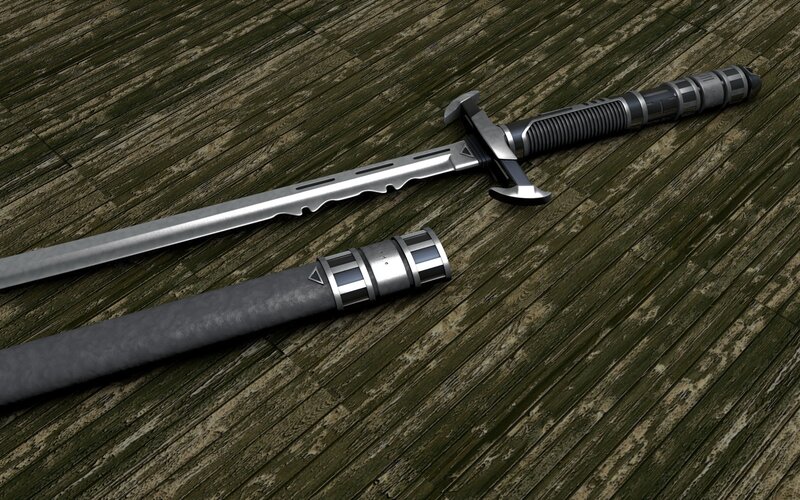 Saber with Sheath