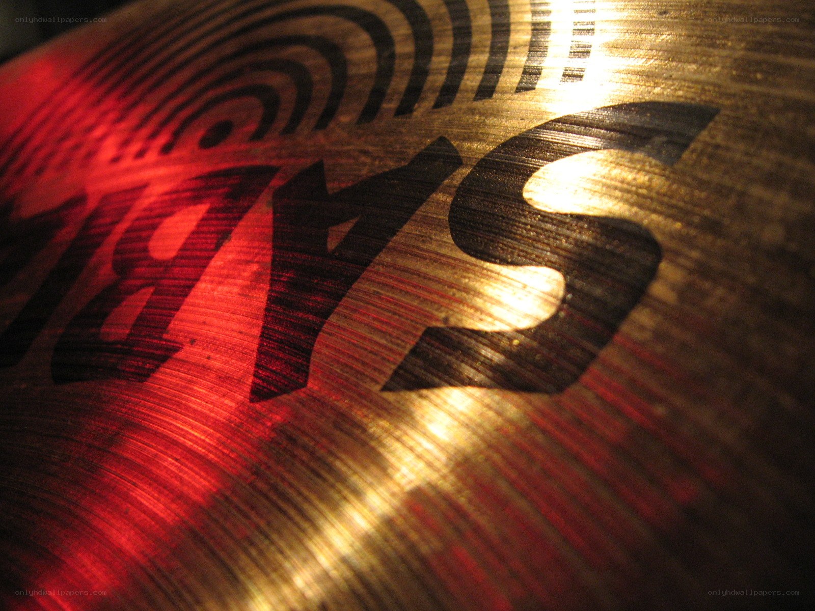 Sabian cymbal close-up